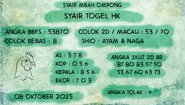 Syair Mbah Ompong - Syair Togel HK