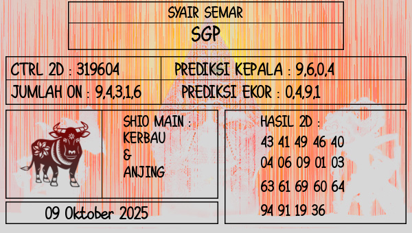 SYAIR SEMAR - SGP